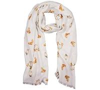 Wrendale Designs by Hannah Dale - Born to be Wild Lightweight Fox Scarf - 70cm by 190cm