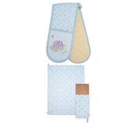 Wrendale Design Busy Bee Double Oven Glove (bee) & Tea Towel