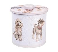 Wrendale Designs by Hannah Dale - A Dog’s Life Biscuit Barrel - 160mm x 155mm