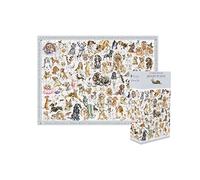 Wrendale Designs A Dog's Life Dog Breeds 1000 Piece Illustrated Jigsaw Puzzle