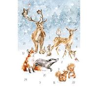 Wrendale Designs by Hannah Dale - A Winter Wonderland - Advent Calendar Card - 158mm by 210mm