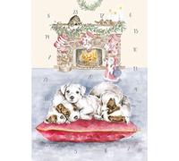 Wrendale Designs by Hannah Dale - All I Want For Christmas - Advent Calendar Card - 158mm by 210mm