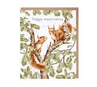 Wrendale Designs by Hannah Dale 'Another Year Squirreling Around' Squirrel Anniversary Card