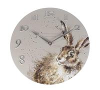 Wrendale Designs by Hannah Dale - Bright Eyes Hare Wall Clock - 30cm Diameter