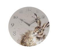 Wrendale Designs by Hannah Dale - Bright Eyes Hare Wall Clock - 30cm Diameter