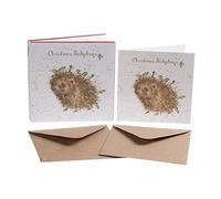 Wrendale Designs by Hannah Dale - Christmas Hedgehugs - Christmas Card Box Set - Pack of 8