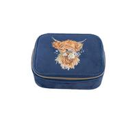 Wrendale Designs by Hannah Dale 'Daisy Coo' Highland Cow Embroidered Accessory Case