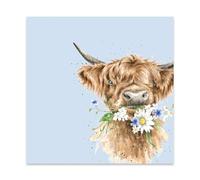 Wrendale Designs by Hannah Dale Daisy Coo' Highland Cow Lunch Napkin