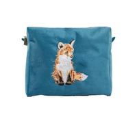 Wrendale Designs by Hannah Dale 'Stay Clever' Fox Embroidered Cosmetic Bag