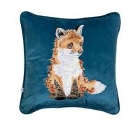 Wrendale Designs by Hannah Dale 'Stay Clever' Fox Embroidered Cushion