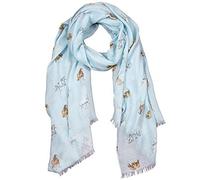 Wrendale Designs by Hannah Dale - Feather and Forelocks Lightweight Horse Scarf - 70cm by 190cm