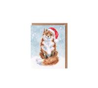 Wrendale Designs by Hannah Dale Festive Fox' Fox Mini Christmas Card