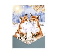 Wrendale Designs by Hannah Dale Footprints in the Snow' Fox Christmas Card Pack