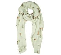 Wrendale Designs by Hannah Dale - Garden Friends Lightweight Animal Scarf - 70cm by 190cm
