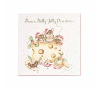 Wrendale Designs by Hannah Dale - Holly Jolly Christmas - Christmas Card Box Set - Pack of 8