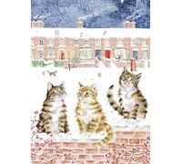 Wrendale Designs by Hannah Dale - In The Lane, Snow Is Glistening - Advent Calendar - 210mm by 297mm