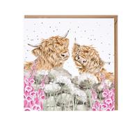 Wrendale Designs by Hannah Dale Just For Moo' Highland Cow Card