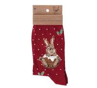 Wrendale Designs by Hannah Dale - Little Pudding - Womens Christmas Theme Socks - One Size