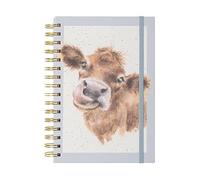 Wrendale Designs by Hannah Dale - Mooo Illustrated Spiral Bound Lined Notebook - A5