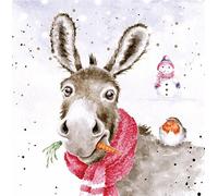 Wrendale Designs by Hannah Dale - Muletide Greetings - Christmas Card Box Set - Pack of 8