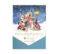 Wrendale Designs by Hannah Dale - O Holy Night - Christmas Notecard Set - Pack of 8