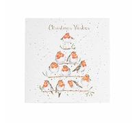 Wrendale Designs by Hannah Dale - Rockin’ Robins - Christmas Card Box Set - Pack of 8