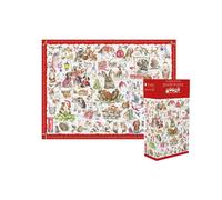 Wrendale Designs by Hannah Dale - The Christmas Country Set Jigsaw Puzzle - 1000 Pieces