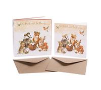 Wrendale Designs by Hannah Dale - The Christmas Party - Christmas Card Box Set - Pack of 8