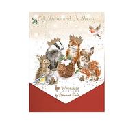 Wrendale Designs by Hannah Dale - The Christmas Party - Christmas Notecard Set - Pack of 8
