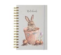 Wrendale Designs by Hannah Dale - The Flower Pot Illustrated Spiral Bound Lined Notebook - A5