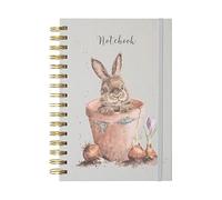 Wrendale Designs by Hannah Dale - The Flower Pot Illustrated Spiral Bound Lined Notebook - A5