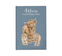 Wrendale Designs by Hannah Dale 'The Highlander' Highland Cow Address Book