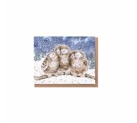 Wrendale Designs by Hannah Dale Three Wise Men' Owl Mini Christmas Card