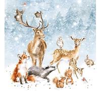Wrendale Designs by Hannah Dale - Winter Wonderland - Christmas Card Box Set - Pack of 8