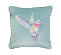 Wrendale Designs by Hannah Dale 'Wisteria Wishes' Hummingbird Embroidered Cushion