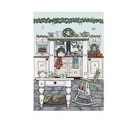 Wrendale Designs - 'Christmas Kitchen' Advent Calendar Card
