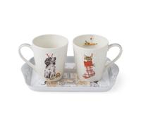 Wrendale Designs Christmas No Place Like Home Mug and Tray Gift Set Kitchen