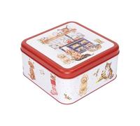 Wrendale Designs - Country Kitchen' Dog and Cat Christmas Square Tin