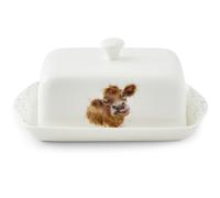 Wrendale Designs Cows Fine Bone China Covered Butter Dish Country Kitchen