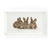 Wrendale Designs 'Daisy Chain' Rabbits Rectangular Tray
