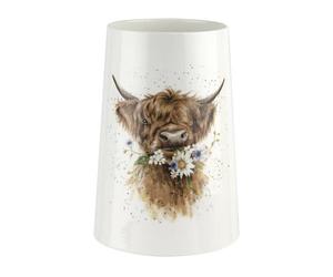 Wrendale Designs 'Daisy Coo' Highland Cow Large Vase