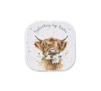 Wrendale Designs - 'Daisy Coo' highland cow Lip Balm Tin