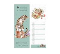 Wrendale Designs - 'Feline Friends' Slim Cat Calendar 2026
