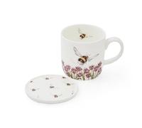 Wrendale Designs - 'Flight of The Bumblebee' Mug and Coaster Set