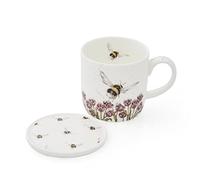 Wrendale Designs - 'Flight of The Bumblebee' Mug and Coaster Set