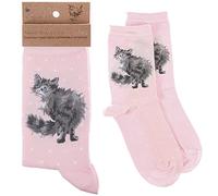 Wrendale Designs Super Soft Bamboo Socks | Glamour Puss Cat | One Size