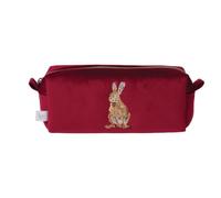 Wrendale Designs - 'Golden Hour ' Hare Embroidered Make Up Brush Bag