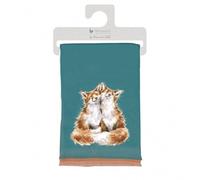 Wrendale Designs Green Fox Design Winter Scarf - Women's Birthday Gift Idea
