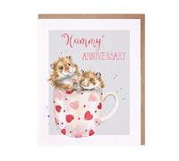 Wrendale Designs - 'Hammy Anniversary' Card