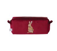Wrendale Designs - 'Golden Hour ' Hare Embroidered Make Up Brush Bag